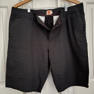 Michael Brandon Black Patterned Men's Shorts